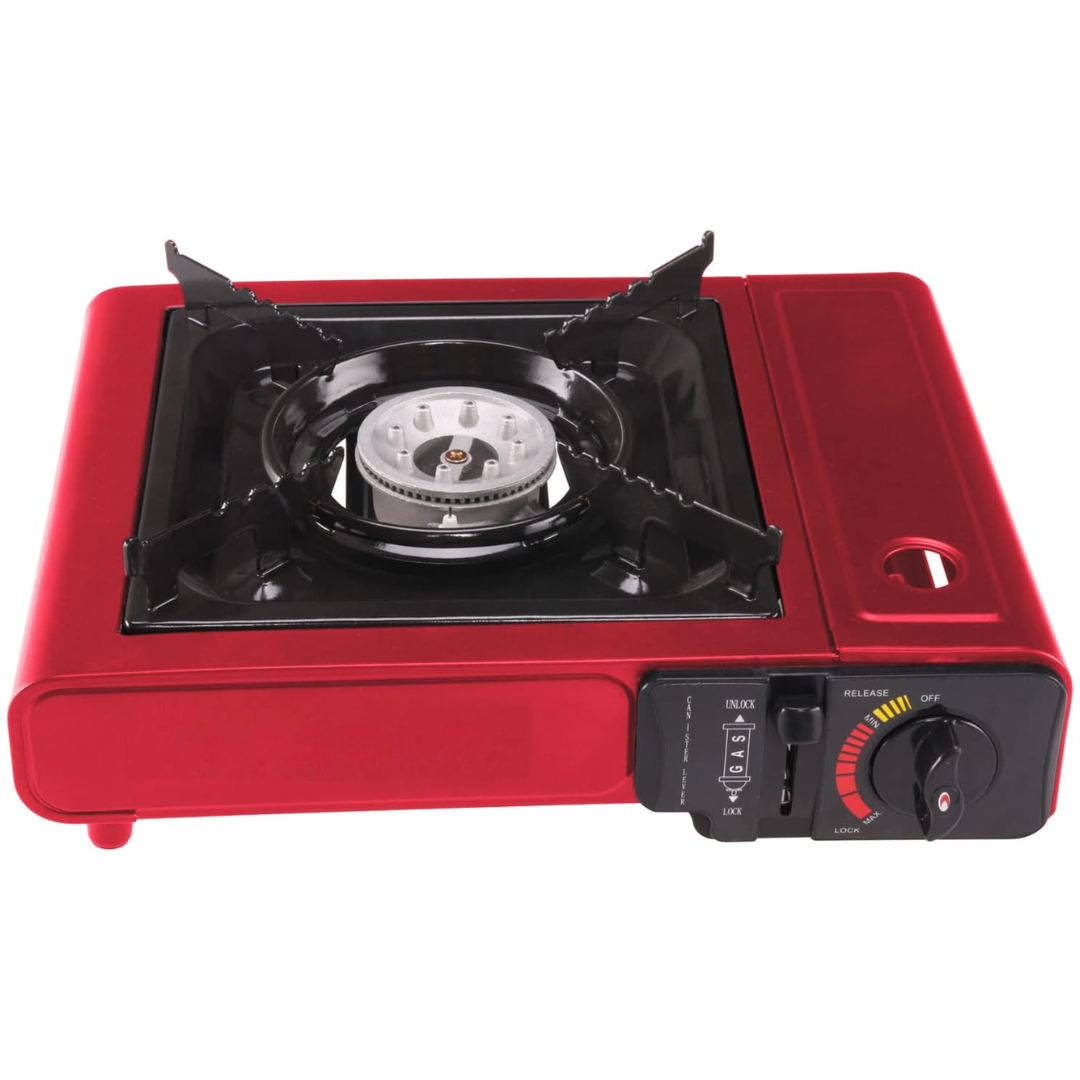 Outdoor Essentials | Portable Gas Stove with Piezo Ignition | Lightweight Design for Camping and Hiking