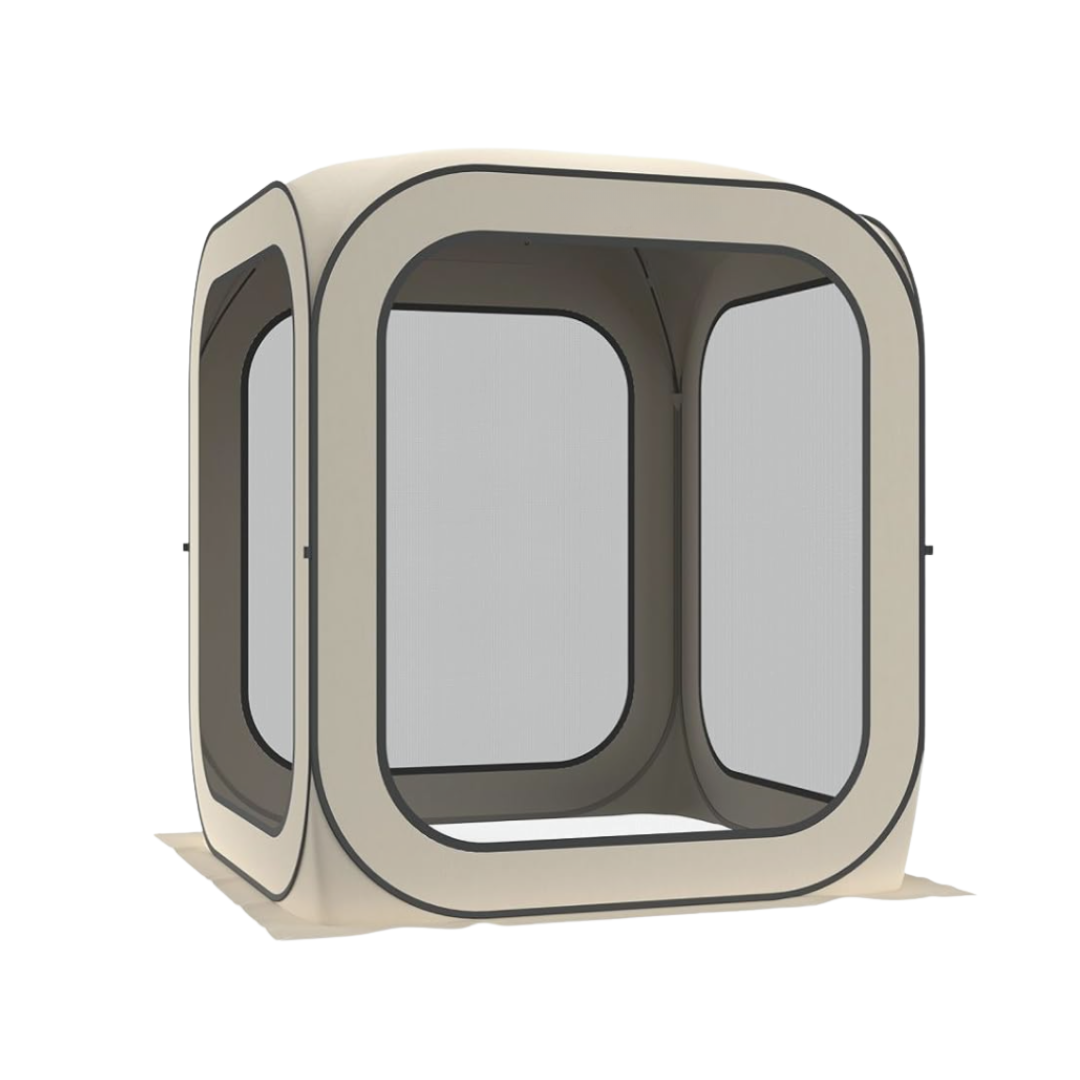 Outdoor Gathering Tent | Pop-Up Screen House with UV Protection | Spacious Design for Comfortable Events