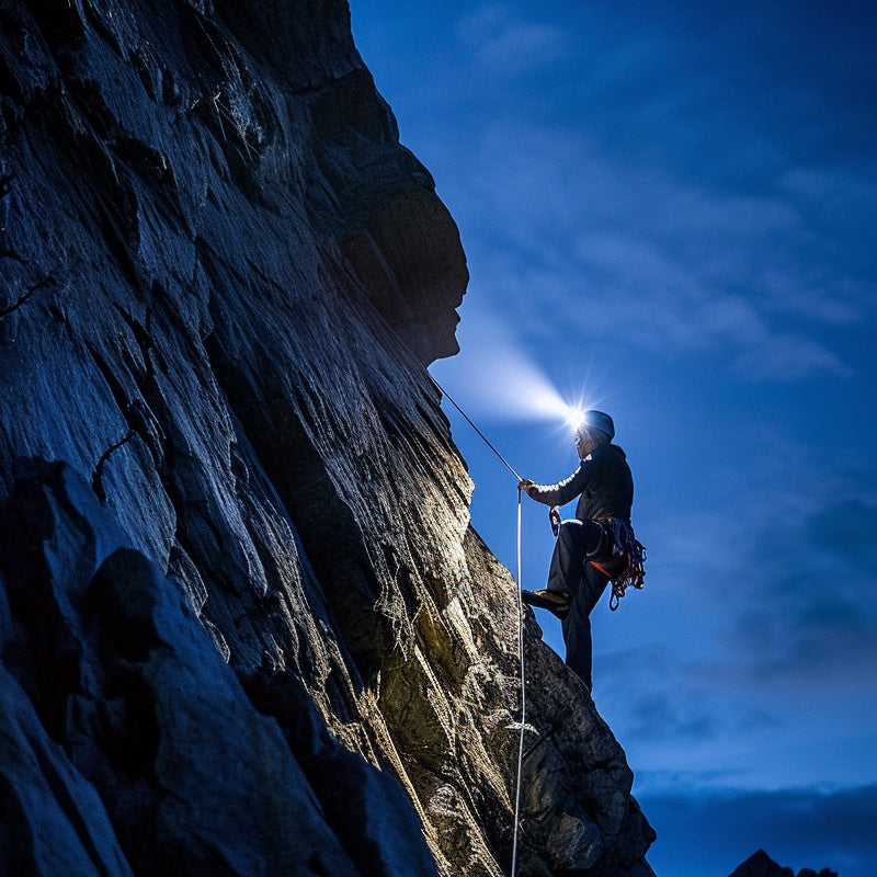 PowerBeam | Rechargeable Headlamp with Motion Sensor & 210° Wide Beam | Ultimate Visibility for Outdoor Adventures