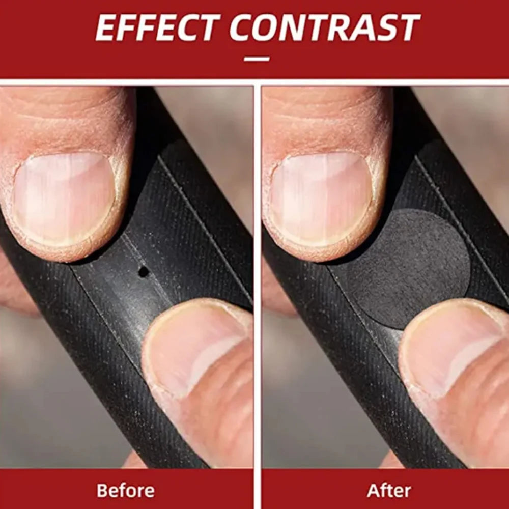 QuickFix | Bike Tire Repair Kit with Glue-Free Self-Adhesive Patches | Fast & Easy Solution for Cyclists