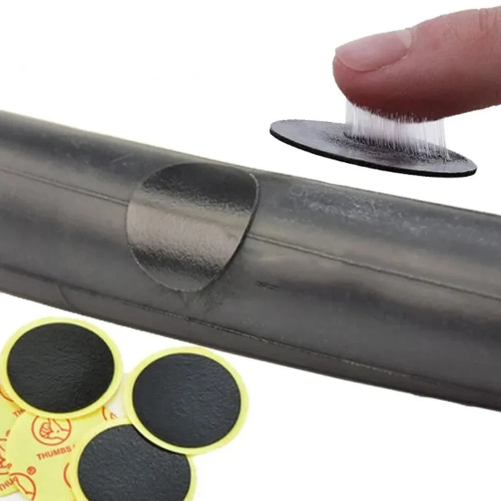QuickFix | Bike Tire Repair Kit with Glue-Free Self-Adhesive Patches | Fast & Easy Solution for Cyclists