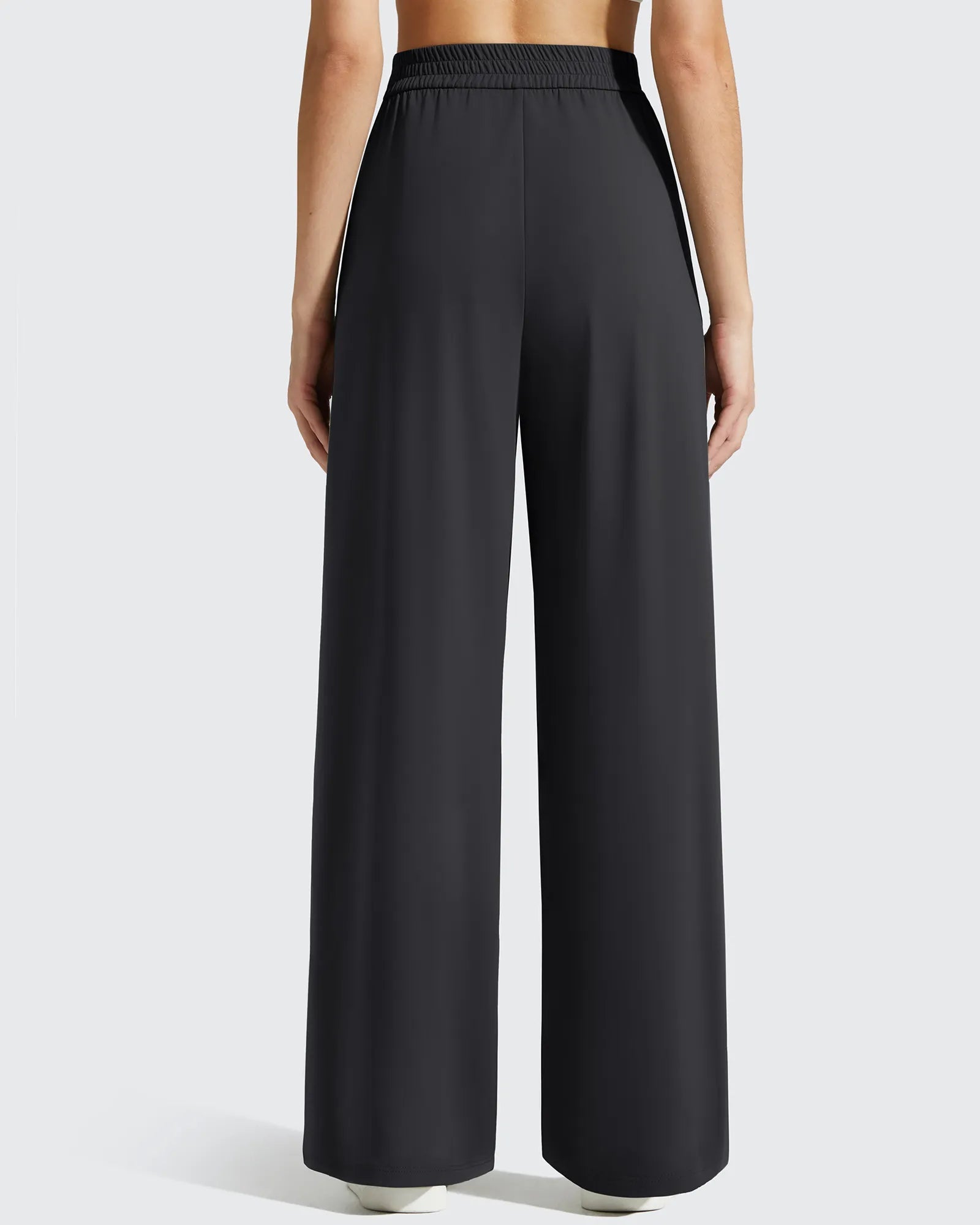 ShiftReady | High Waisted Dressy Casual Trousers with Cool Touch Fabric | Relaxed Fit for All-Day Comfort