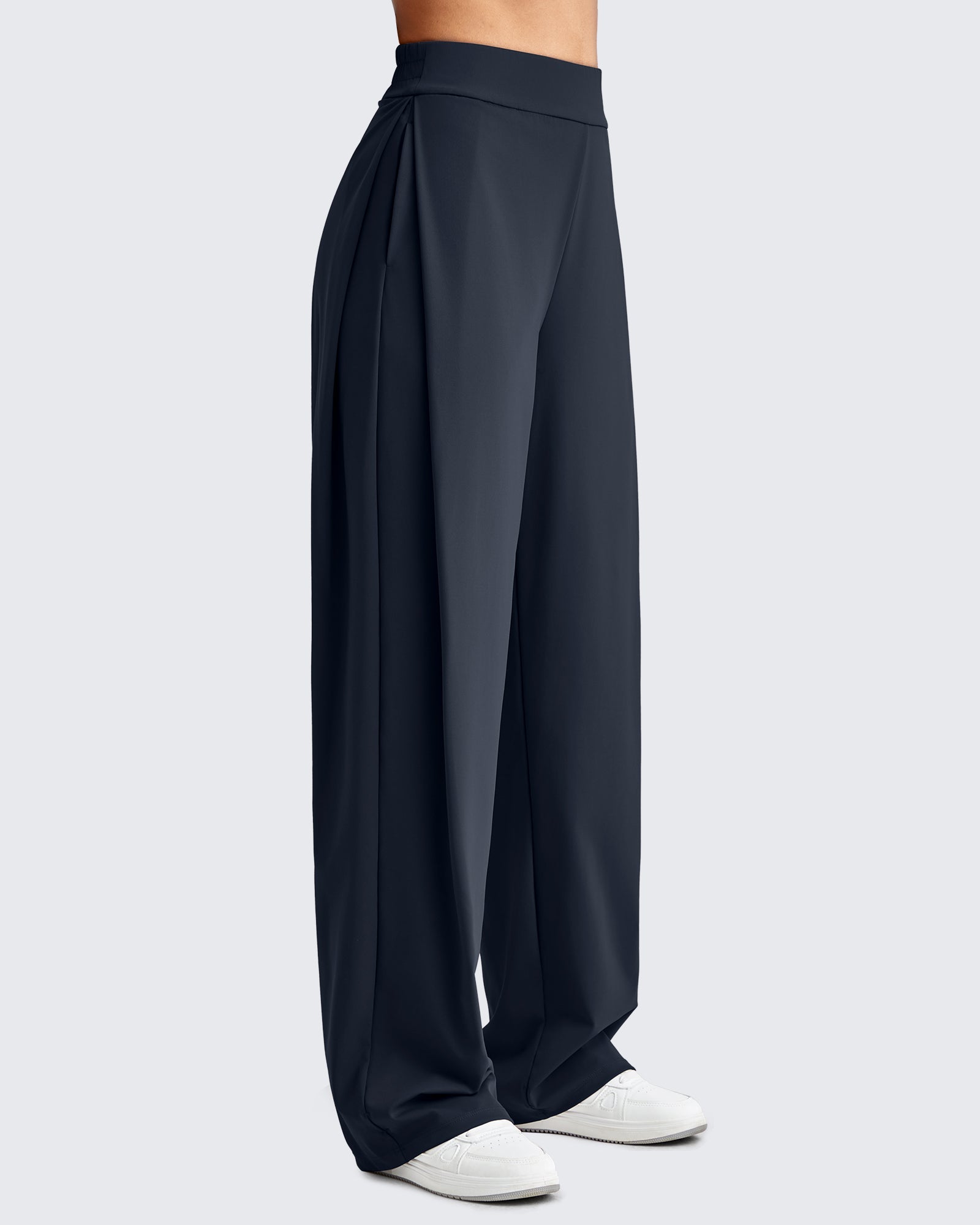 ShiftReady | High Waisted Wide Leg Trousers with Yoga-Level Stretch | Flattering Fit for All-Day Comfort