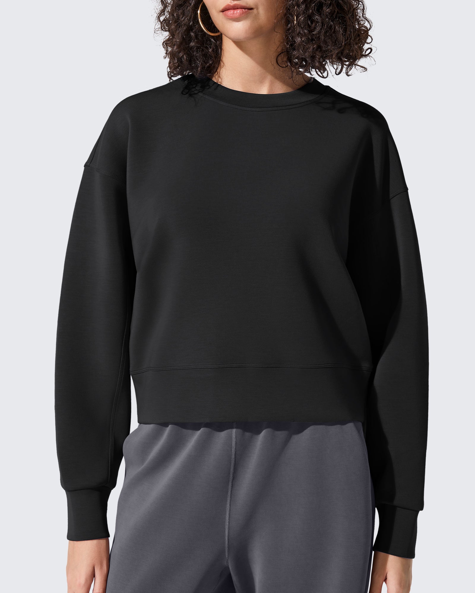 Smoofit | Crewneck Pullover Sweatshirt with Cloud-Soft Fabric | Lightweight Comfort for Everyday Wear