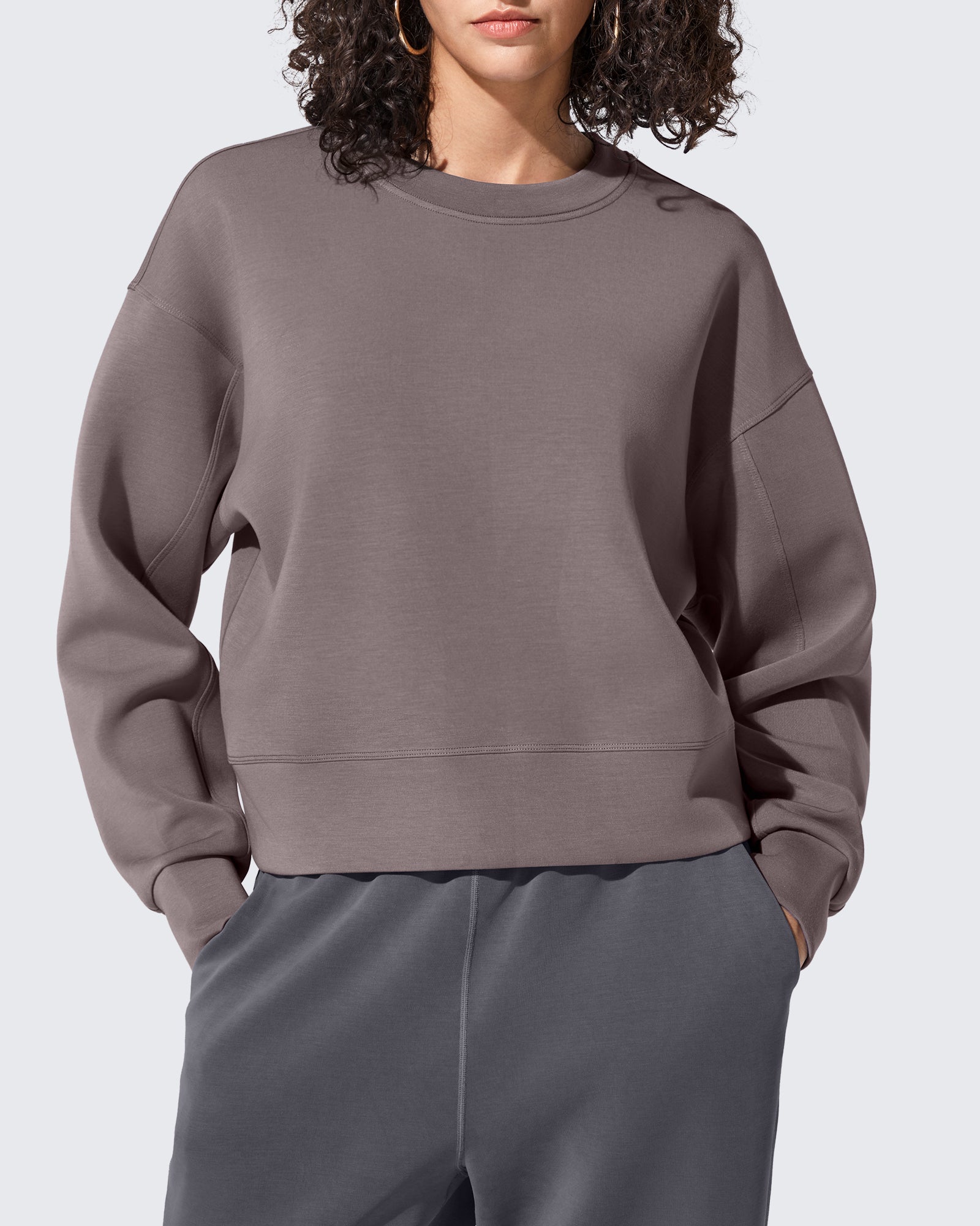Smoofit | Crewneck Pullover Sweatshirt with Cloud-Soft Fabric | Lightweight Comfort for Everyday Wear