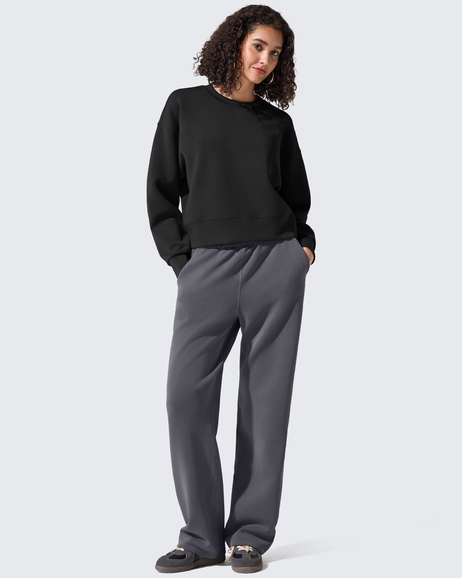 Smoofit | Crewneck Pullover Sweatshirt with Cloud-Soft Fabric | Lightweight Comfort for Everyday Wear