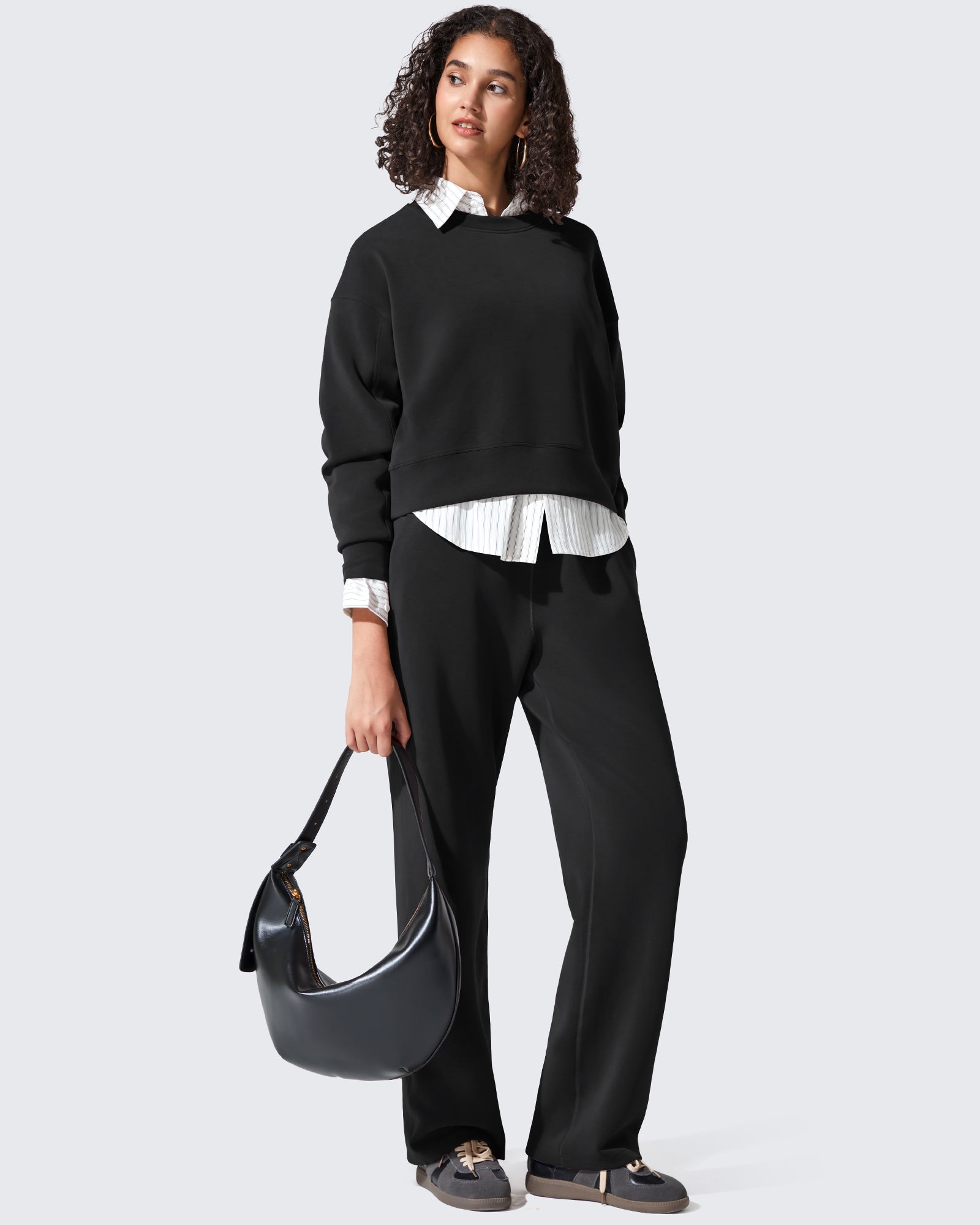 Smoofit | Crewneck Pullover Sweatshirt with Cloud-Soft Fabric | Lightweight Comfort for Everyday Wear