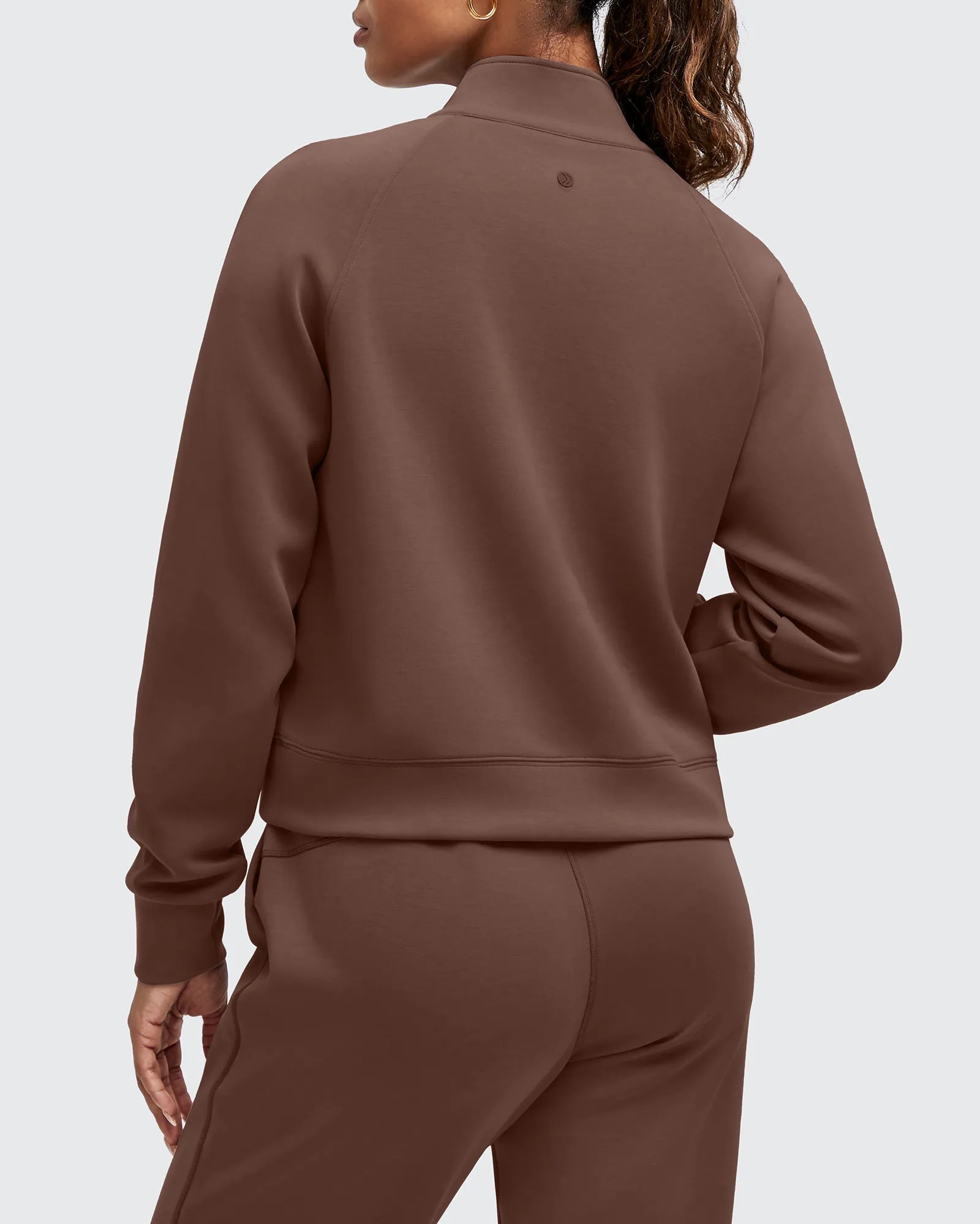 Smoofit | Half Zip Pullover Sweatshirt with Mock Neck & Pockets | Comfortable Fit for Active Lifestyle