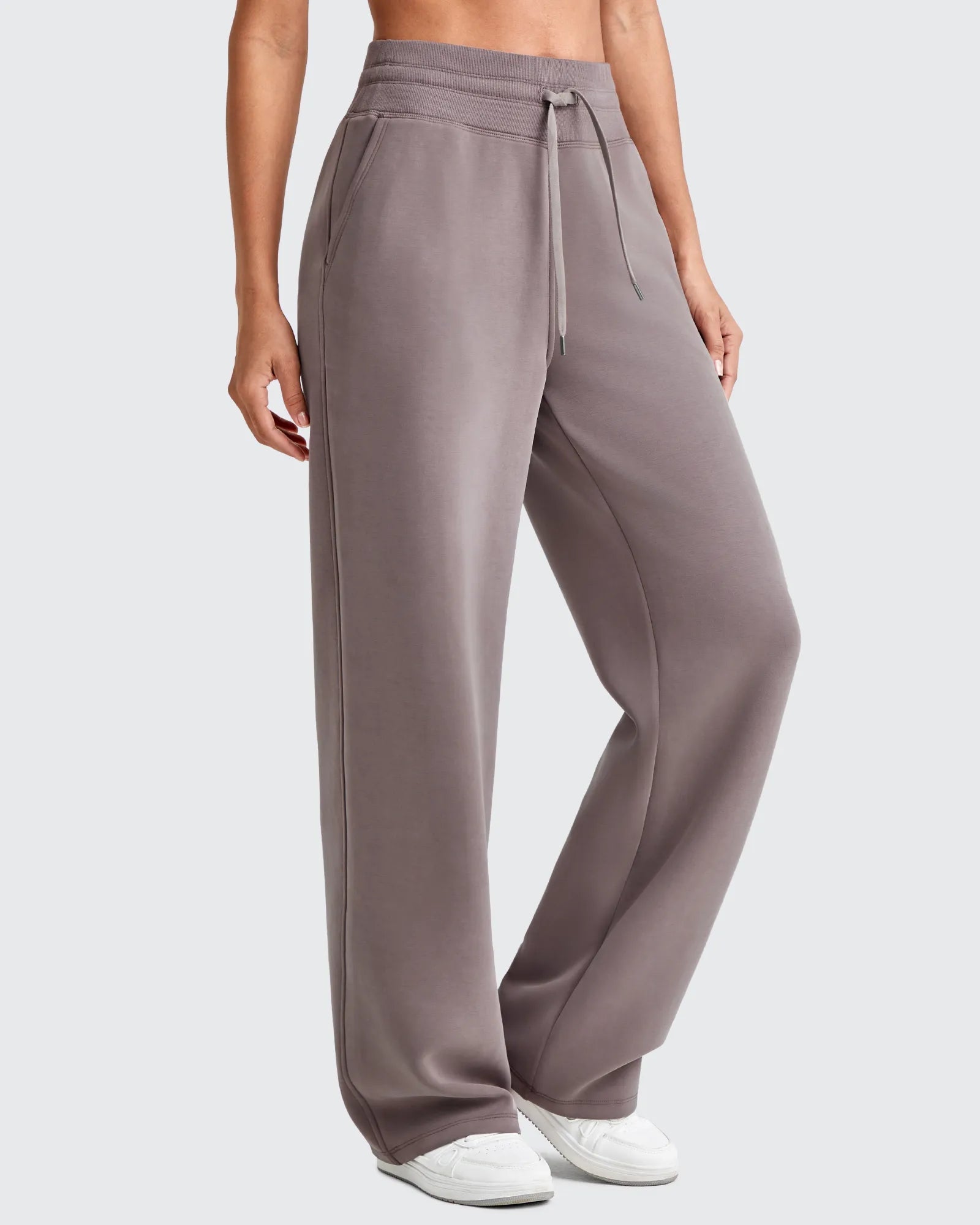 Smoofit | Mens Wide Leg Sweatpants with Elastic Waistband | Lightweight Modal Blend for All-Day Comfort