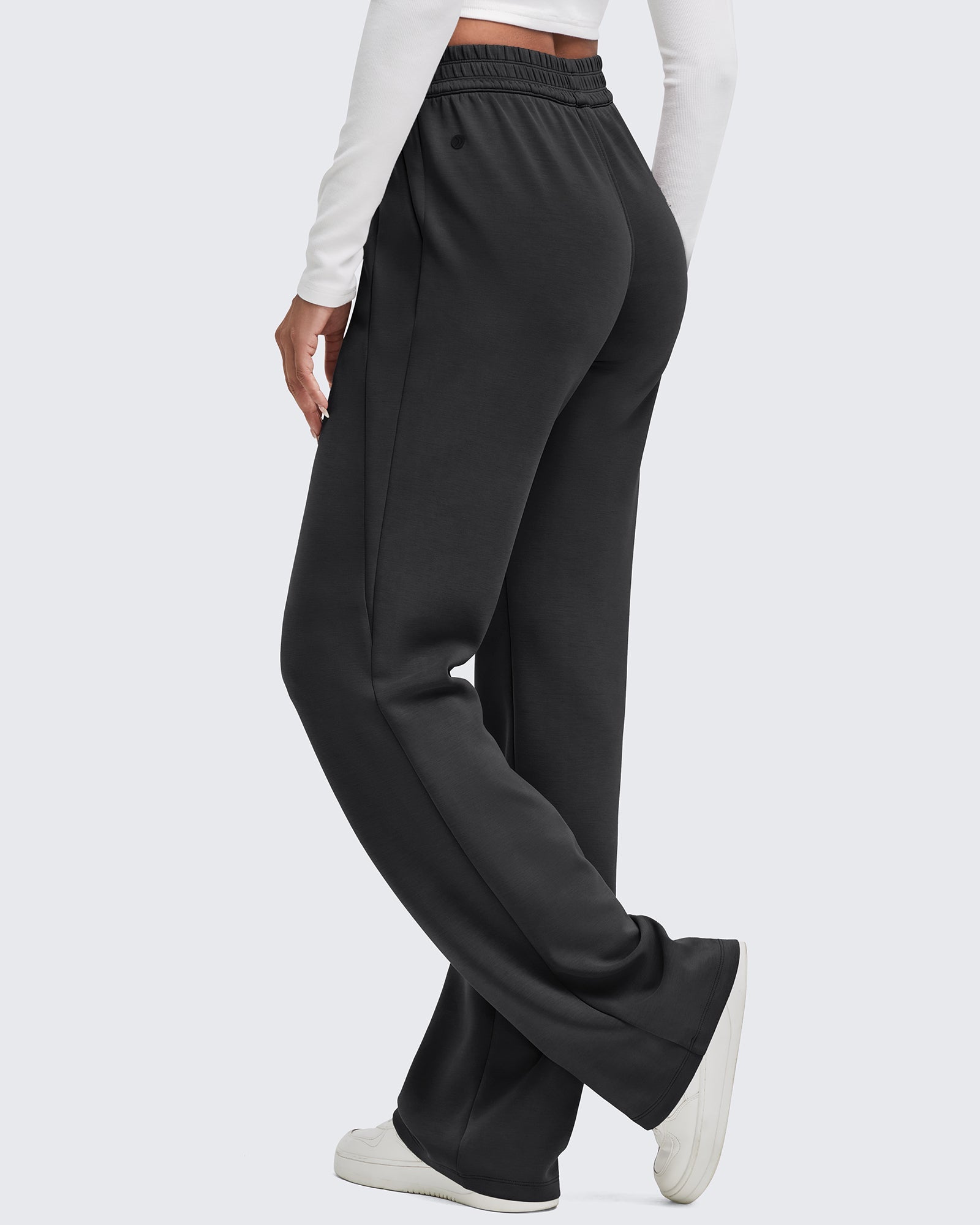 Smoofit | Wide Leg Sweatpants for Women with Elastic Waist | Comfortable Style for Relaxing or Outings