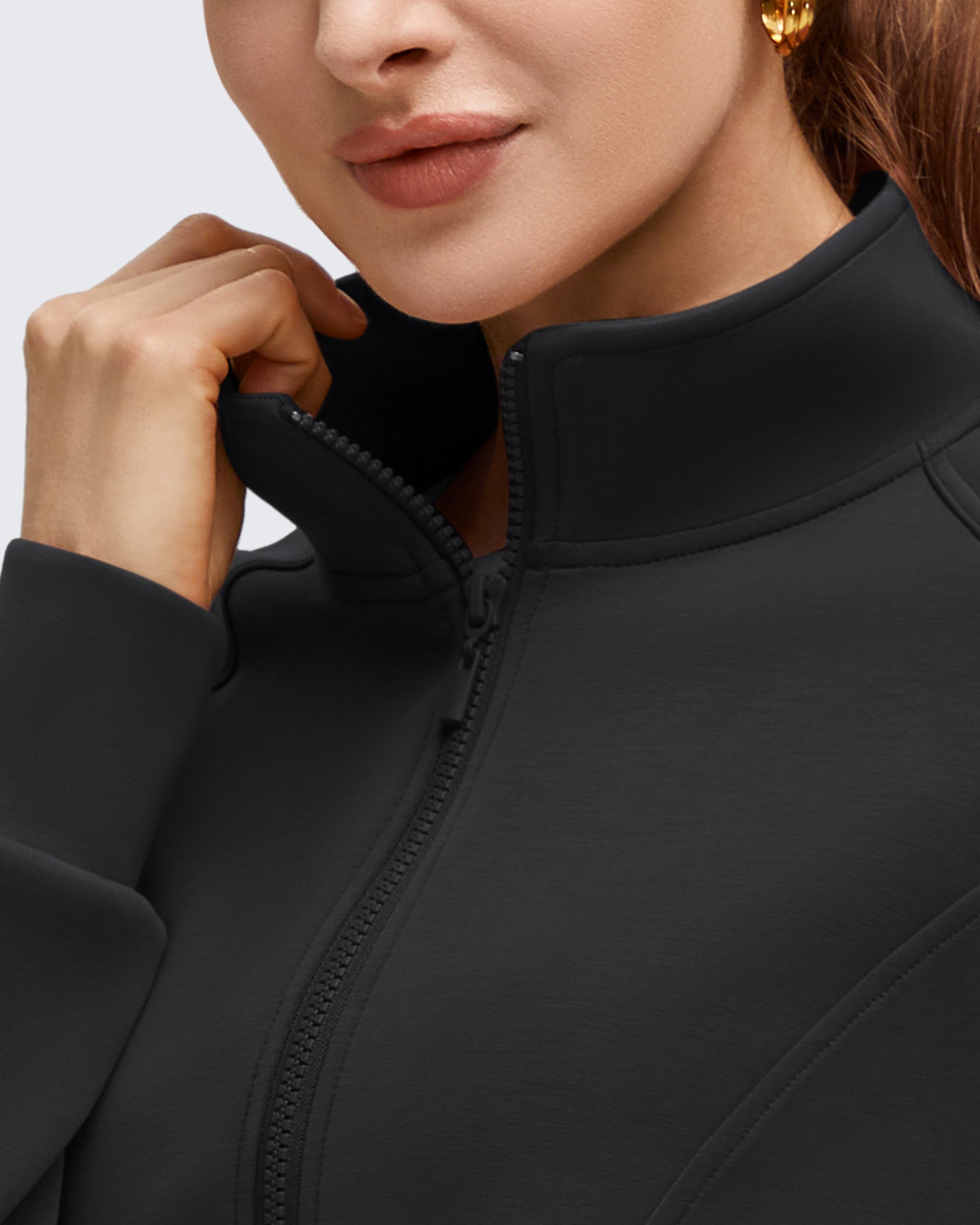 Smoofit | Women's Modal Zip-Up Sweatshirt with Pockets | Stylish Layering for Active and Casual Wear