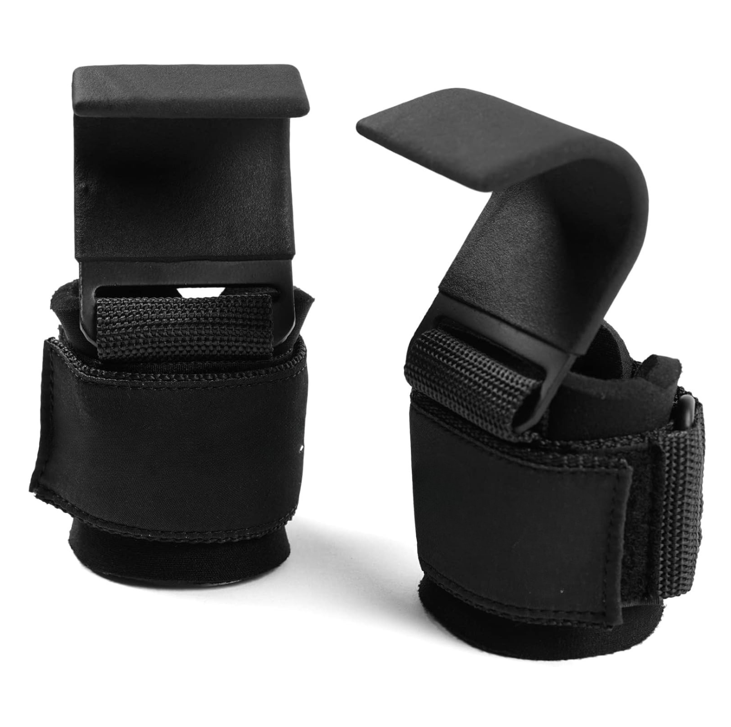 Strength Pro | Weight Lifting Hooks with Neoprene Wrist Support | Enhanced Grip for Weight Training