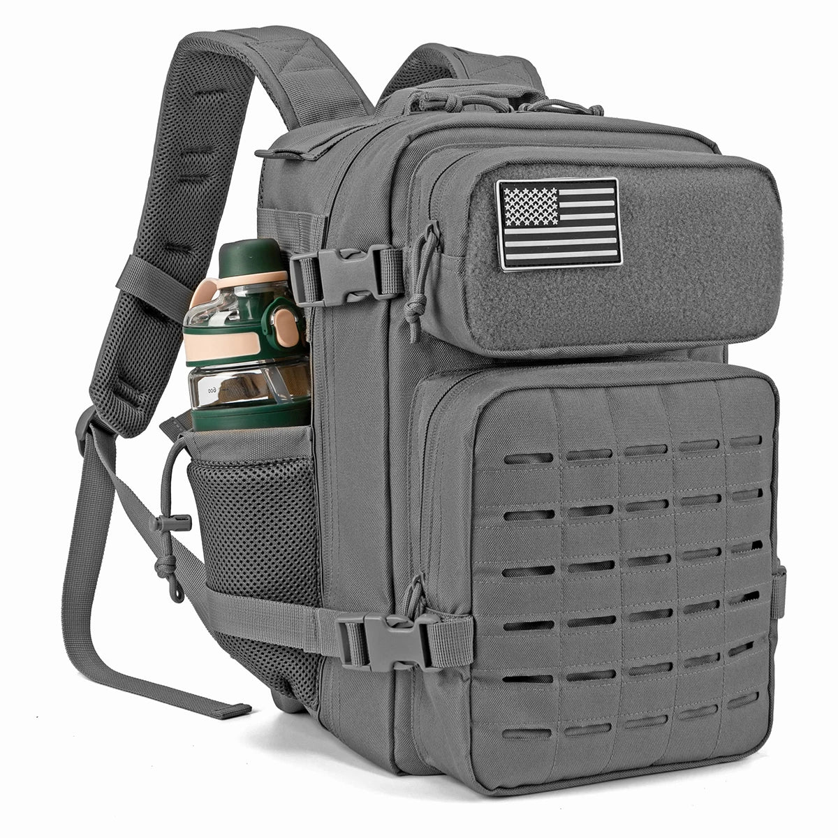 Tactical Collection | Travel Backpack Rucksack with MOLLE System | Durable Waterproof Design for Hiking and Fitness
