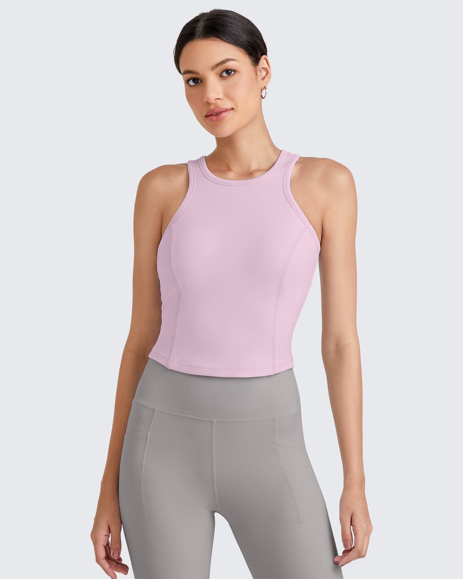 Ultra-Soft Racerback Sport Bra Tank | Comfortable Fit for Yoga & Leisure