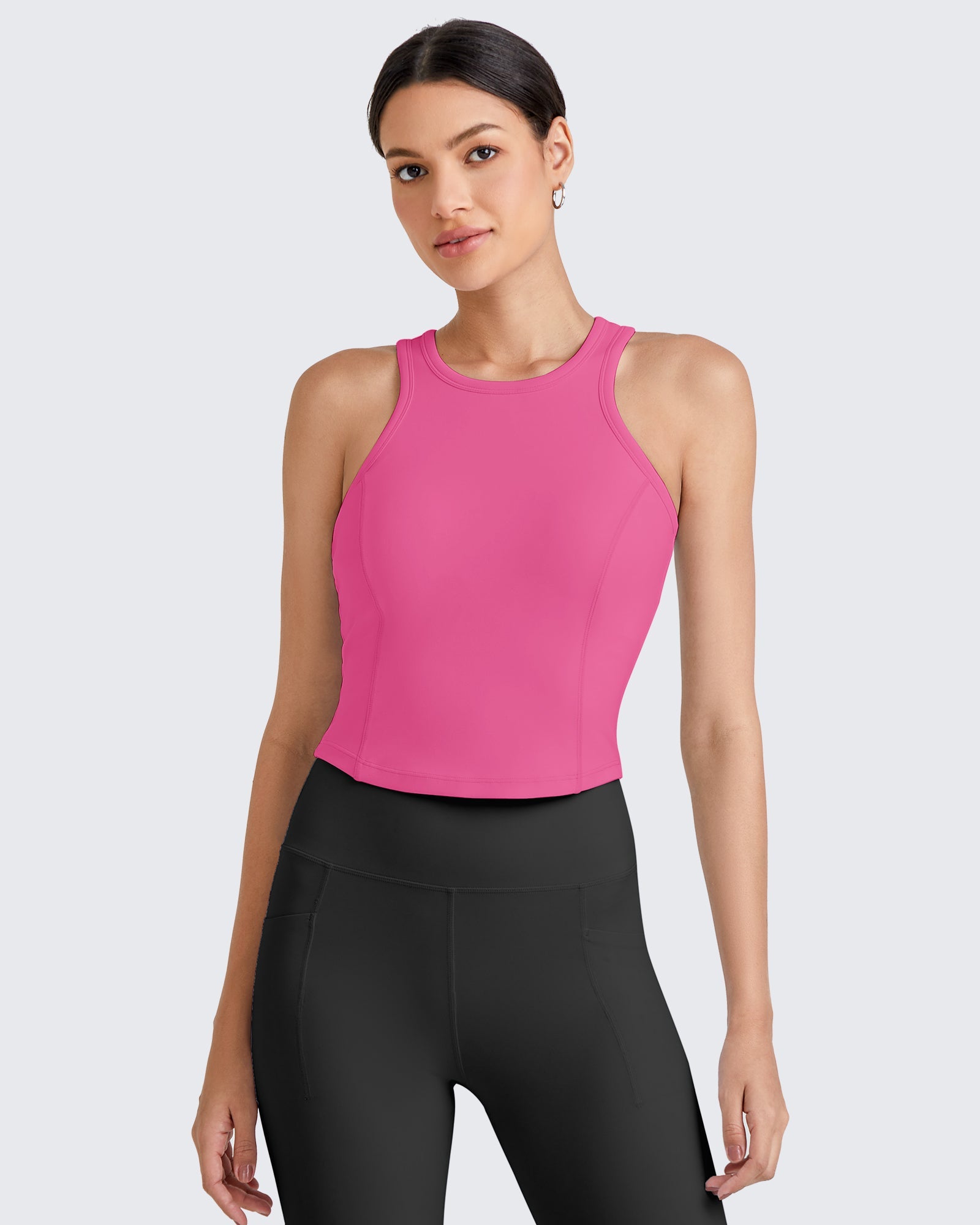 Ultra-Soft Racerback Sport Bra Tank | Comfortable Fit for Yoga & Leisure
