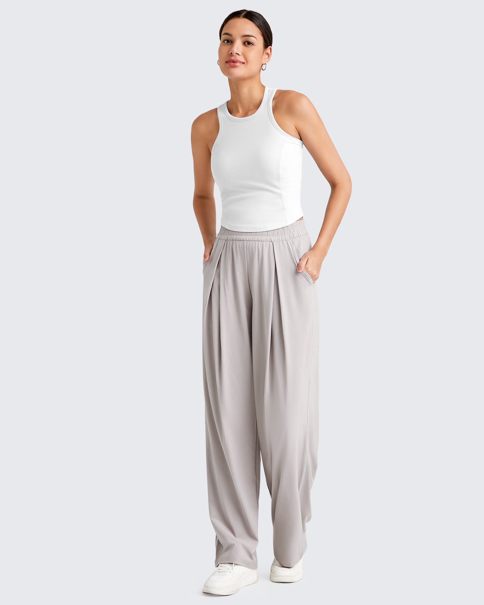 Ultra-Soft Racerback Sport Bra Tank | Comfortable Fit for Yoga & Leisure