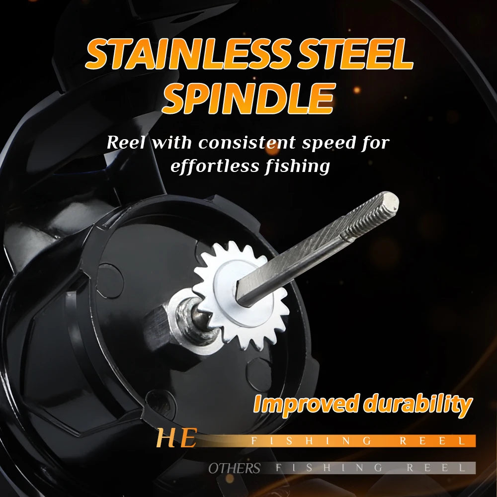 Ultralight Spinning Fishing Reel with 5.2:1 Gear Ratio | Perfect for Saltwater and Freshwater Adventures
