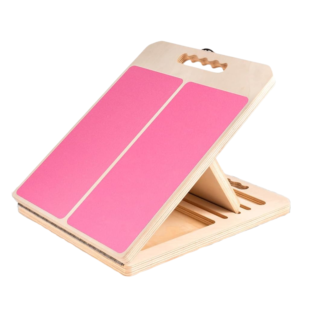 Versatile Wooden Slant Board | Adjustable Incline with Textured Surface for Stability and Enhanced Movement